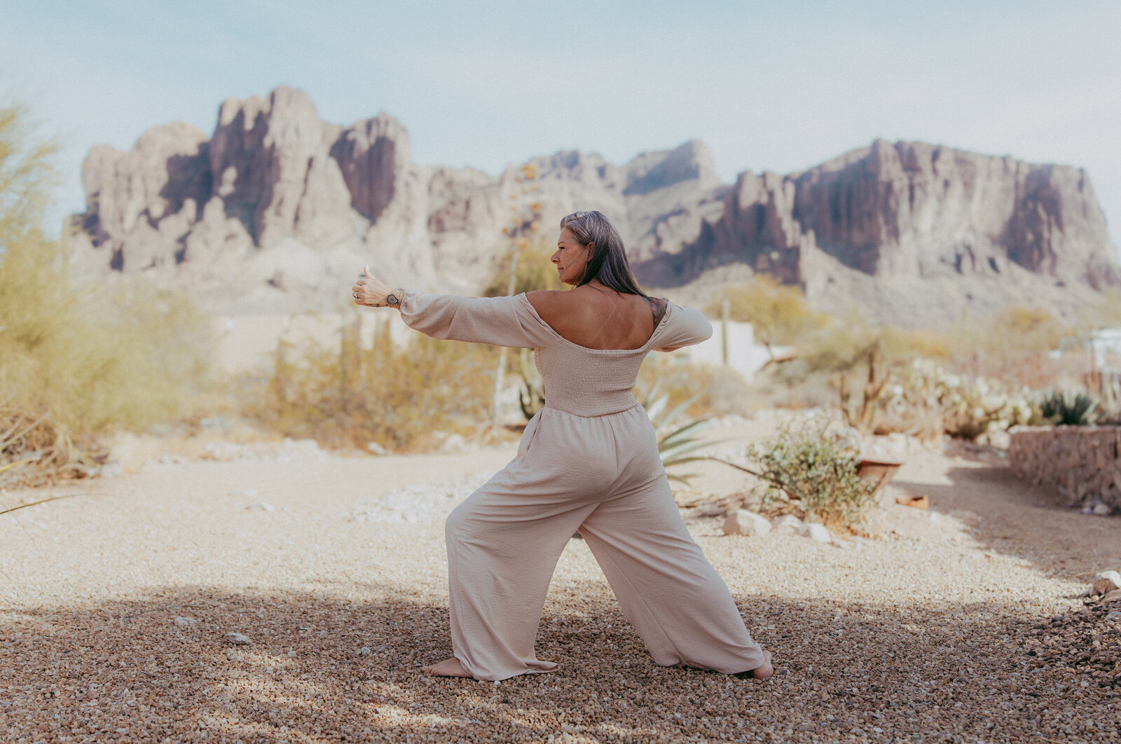 Jen in embodied movement practice